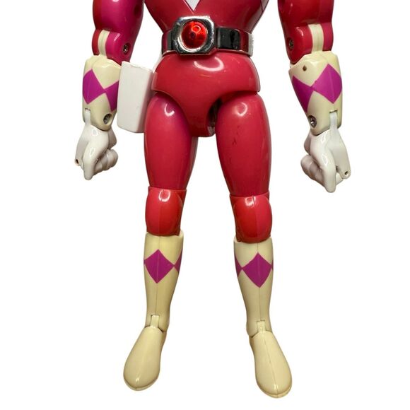 Vintage Bandai Power Rangers Karate Chop Kick Yellow & Pink Action Figures 1994 - Picture 4 of 10